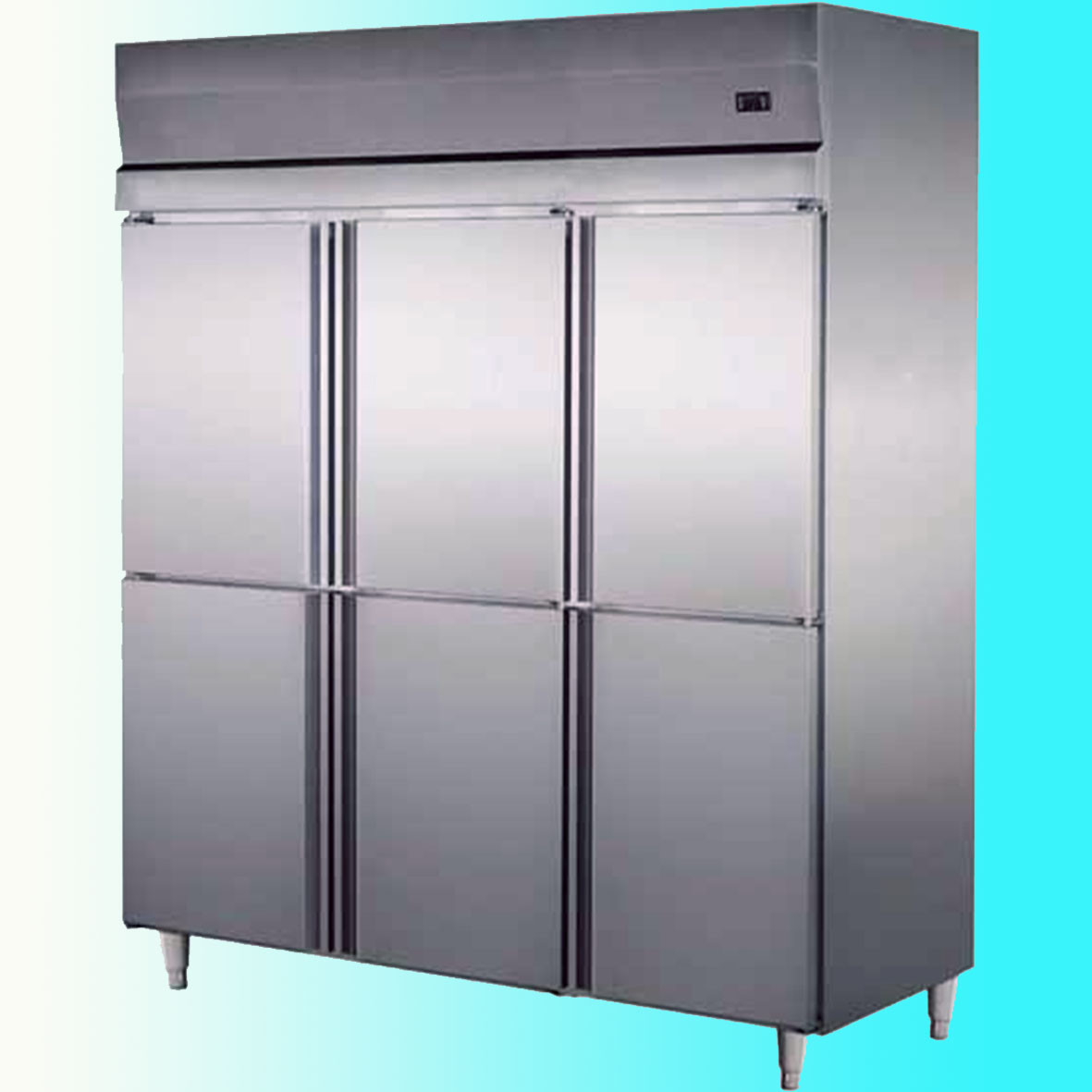 Congelador de cocina comercial para el almacenamiento de alimentos Equipo frigorífico de doble temperatura