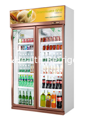 Tienda de fábrica comercial del uso del refrigerador de la exhibición de la bebida del licor de la bebida del OEM