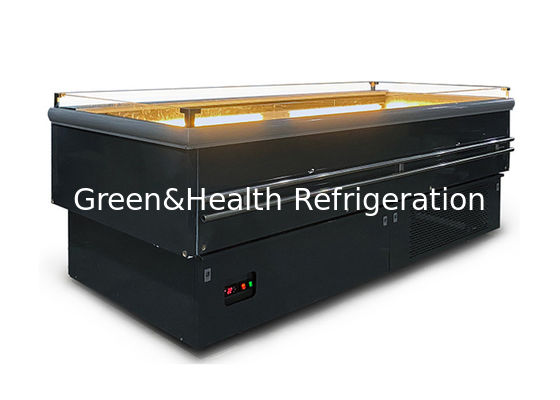 2 al tipo abierto de la capacidad 8℃ de la promoción del artículo de la comida del refrigerador grande de la exhibición