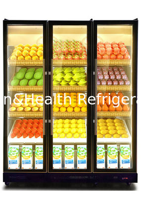 2 ~ 8 grados Copeland compresor puerta de cristal negro refrigeradores cerveza refrigerador de vino