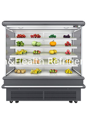 2.5m Supermercado Multidek Open Chiller con refrigeración dinámica del ventilador y descongelamiento automático para el refrigerador de pantalla de pared