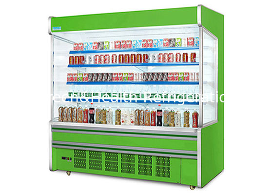 Enchufe el refrigerador vertical de la exhibición del aire libre del compresor para la bebida