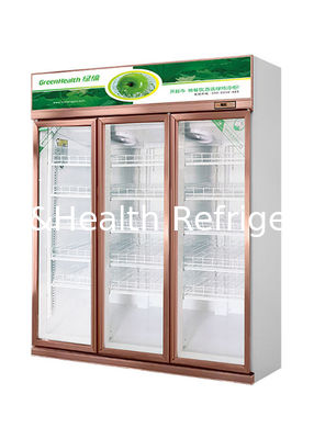Refrigerador de bebidas vertical antiescarcha de 452 l con unidades enchufables