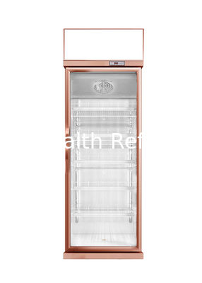 Refrigerador visible vertical del refrigerador comercial de la bebida de la puerta de cristal triple para las bebidas