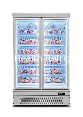 Refrigeración por ventilador Unidades inferiores Puerta de cristal Frigorífico interior Soporte visible Display Congelador 750 W