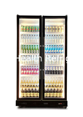Refrigeradores comerciales del vino y de la bebida del refrigerador de la puerta 1130L dos