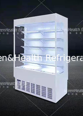 Escaparate abierto del pequeño refrigerador multi de la cubierta de R134a para el restaurante