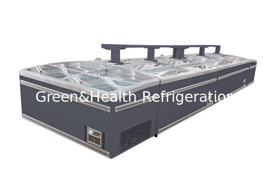Escaparate comercial del helado del congelador de la exhibición de la longitud de 2,5 metros