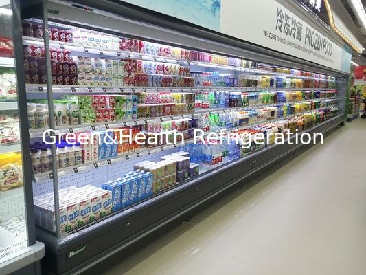 Ahorro de la energía abierto vegetal del refrigerador del refrigerador/de la exhibición de Multideck del supermercado