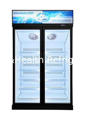 Refrigerador de cristal vertical 953L de los mariscos del congelador de la exhibición de la puerta de R134a
