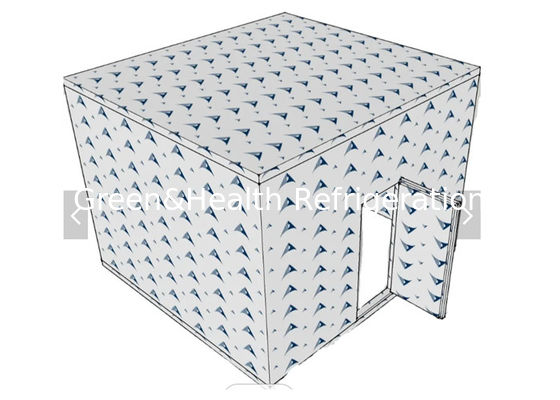 paseo del panel de la PU del congelador de almacenamiento de alimentos 30M3 en refrigeradores de la unidad de condensación del trastero frío