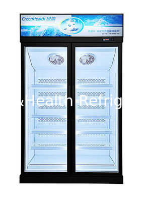 R134a Display comercial congelador inversor refrigerador vertical para bebidas