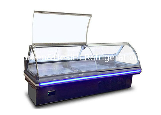 R290 Display comercial de deliciosos muestras de estuche equipo de refrigeración nevera para carnicero