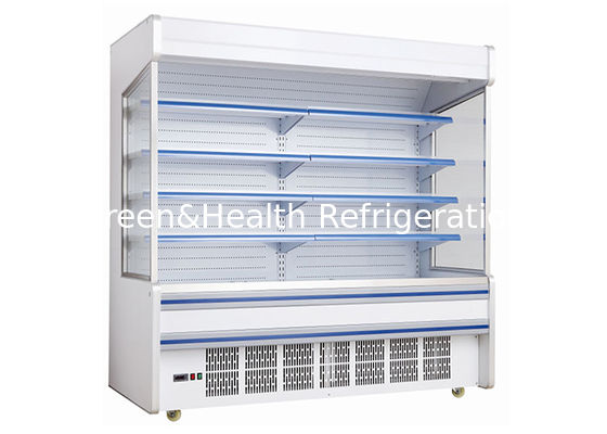 Display comercial de 2700W, chiller abierto de varias cubiertas para supermercados