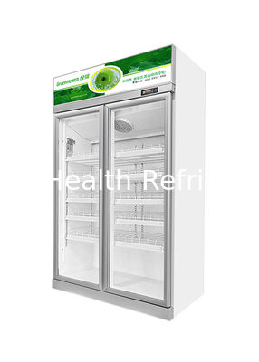 Refrigerador de ventanas de vidrio comercial personalizado para bebidas de vino 1000L
