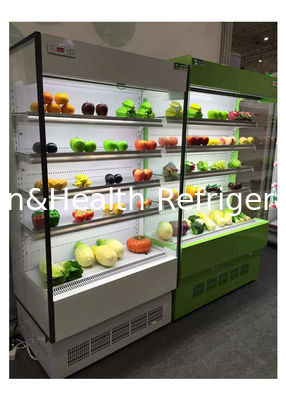 R22a Refrigerador abierto de mini cubierta para bocadillos en supermercados