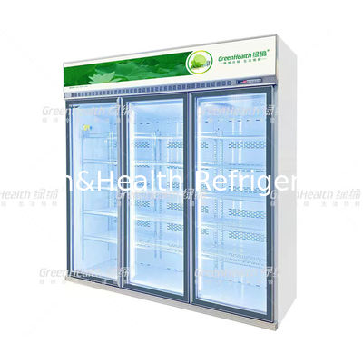 Refrigerador de bebidas de vidrio con compresor de inversor de Cubigel