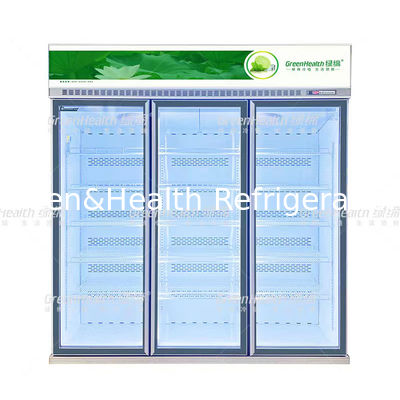 Agua de descongelamiento por evaporación automática refrigerador de bebidas comerciales para bebidas frías