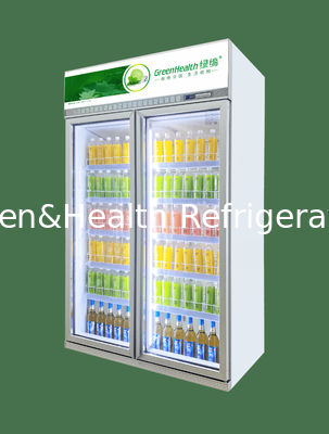 Bebidas Refrigerador Puerta de vidrio Bebidas comerciales Refrigerador Bebidas Refrigeración de bebidas
