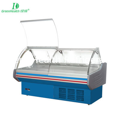 refrigerador de la exhibición de la tienda de delicatessen de la carne fresca de 3M para la parada/el supermercado de la carnicería