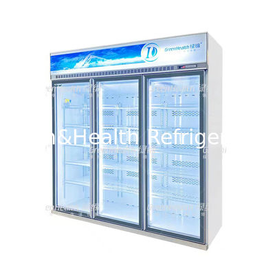 Eco-amigable con ventanilla de puerta de vidrio baja y refrigerador para restauración