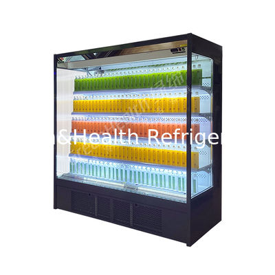 Display delantero abierto de LED Refrigerador Multideck Chiller con cortina nocturna