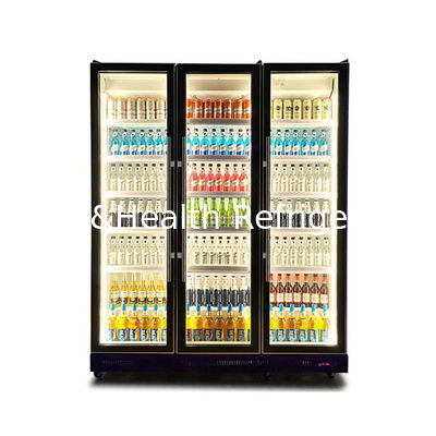 No hay caja de luz superior 740L CCC Auto descongelamiento de bebidas y vino refrigerador