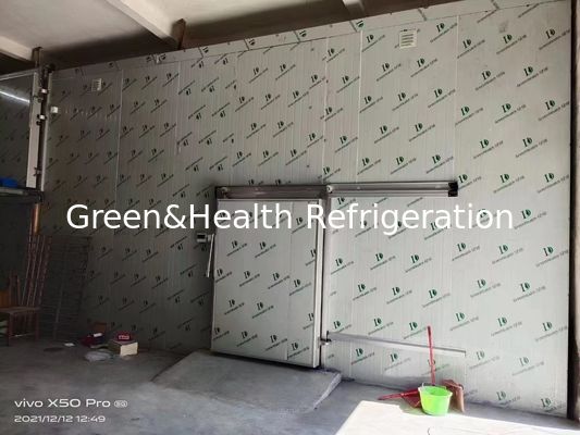 Verduras y frutas almacenamiento en frío habitación fría paseo en congelador con unidad de condensación Copeland