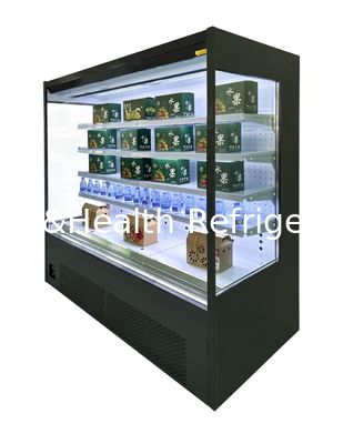 Chiller comercial abierto Vitrina Plug-in Tipo de pantalla multideck Chiller para verduras y bebidas