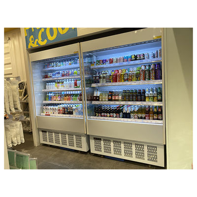 Display de almacenamiento pequeño Frutas/vegetales/leche refrigeradas Freezer abierto Mini nevera