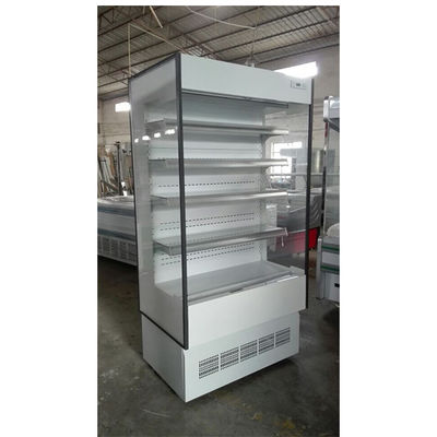 Refrigerador de exhibición de almacenamiento para frutas/verduras/leche, refrigerado, abierto, mini enfriador
