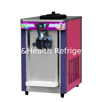 Máquina para hacer helados de acero inoxidable de 3 sabores con capacidad de 22 litros para uso comercial