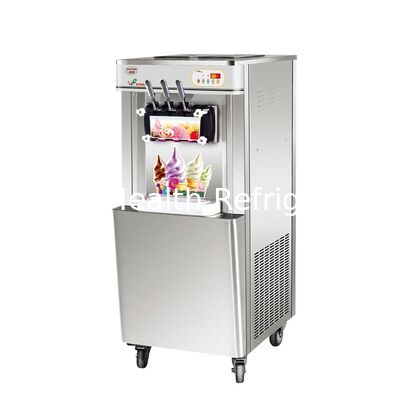 Máquina de helados de acero inoxidable comercial para servir suave