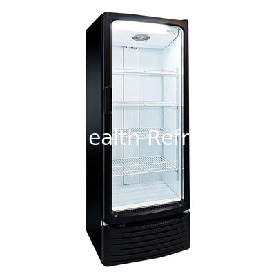 255L Capacidad de ventilador de enfriamiento automático deshielo de bebidas comerciales gabinete de visualización de bebidas vertical refrigerador de bebidas