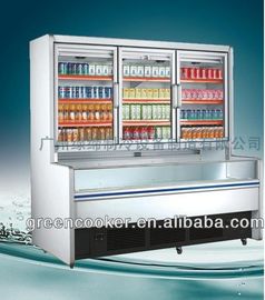 Exhibición combinada congelador del refrigerador del congelador de la exhibición del supermercado