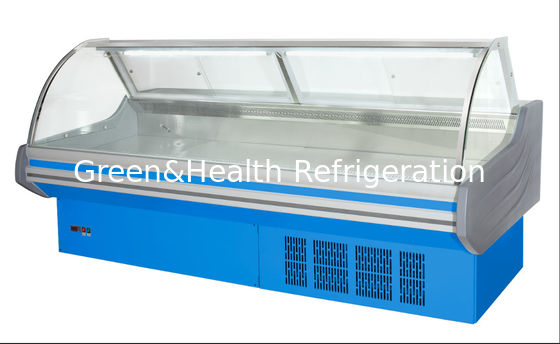 Una caja más fresca de la comida de la tienda de delicatessen adaptable del refrigerador de la exhibición de la carne del estilo de Europa