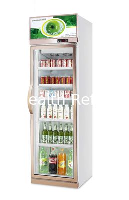 Refrigerador comercial de bebidas de 480L con compresor Danfoss y refrigerador de puerta de vidrio de control de temperatura 0-10°C