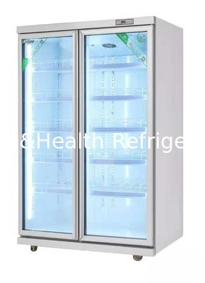 Comercial 220v 60hz del refrigerador vertical de la exhibición del refresco de la refrigeración por aire