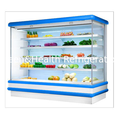 Gabinete abierto ligero llevado del refrigerador de Multideck para la fruta y verdura fresca