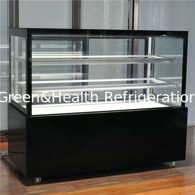 Congelador de la exhibición de la torta del compresor de la buena calidad de la refrigeración por aire para el escaparate de la tienda del pan y del coffe