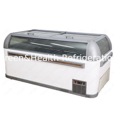 LED de acero de pintura que enciende el congelador comercial de R134a