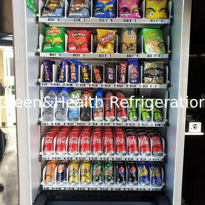 Refrigerador comercial de exhibición de bebidas con iluminación LED personalizada, puerta de cierre automático y compresor Danfoss/Embraco