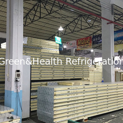 el panel de bocadillo del tejado de la PU del poliuretano de 20m m para la cámara fría