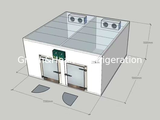 Paseo en refrigeradores combinados de doble temperatura del congelador/cámara fría