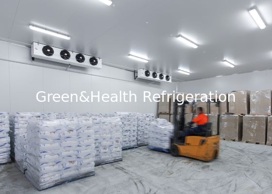 Almacén comercial de almacenamiento en frío con aislamiento PU de alta densidad, control de temperatura inteligente y expansión modular